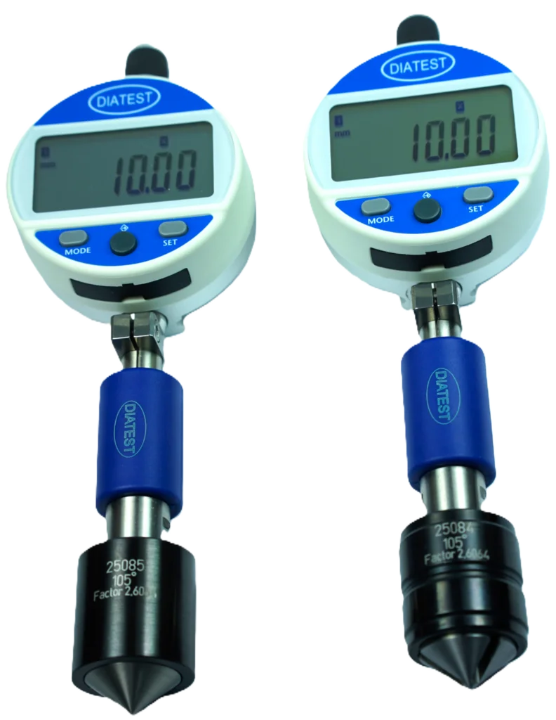 Equipos Diatest IKT 105° de innovación alemana para el control de chaflanes internos y externos