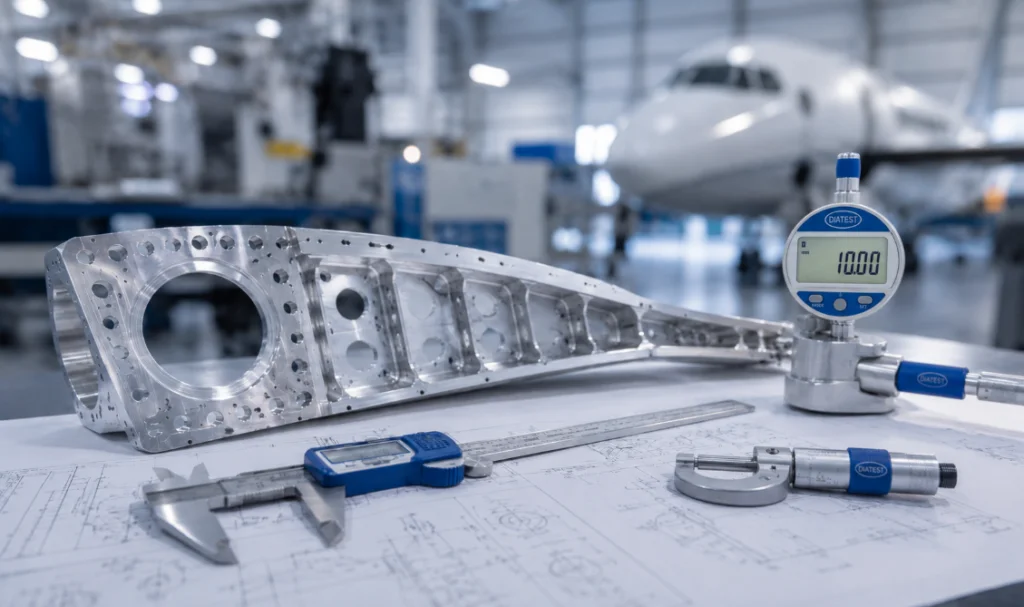 Medidores de interiores y exteriores para aplicaciones de precisión en la industria aeronáutica